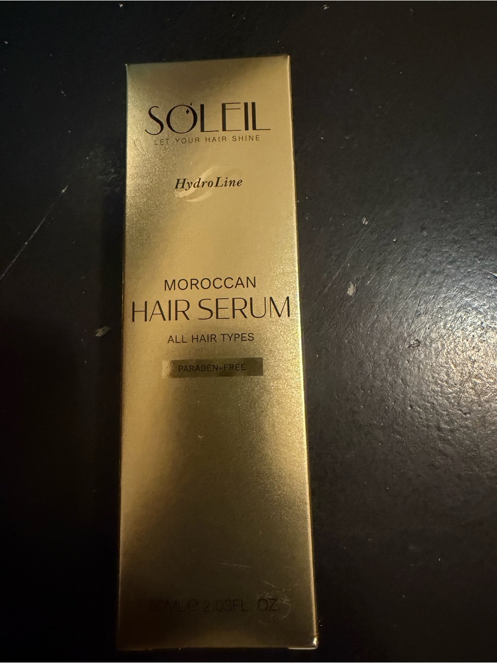 Soleil Moroccan Hair Serum — Gold Nourishing Hair Oil